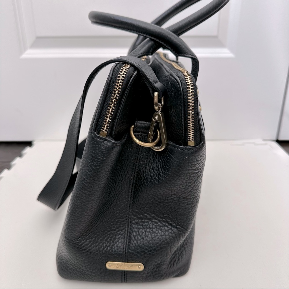 GiGi New York Black Satchel - Picture 6 of 12